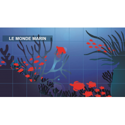 Tapis et EducBook Le Monde Marin ED pour robot Beebot / Bluebot