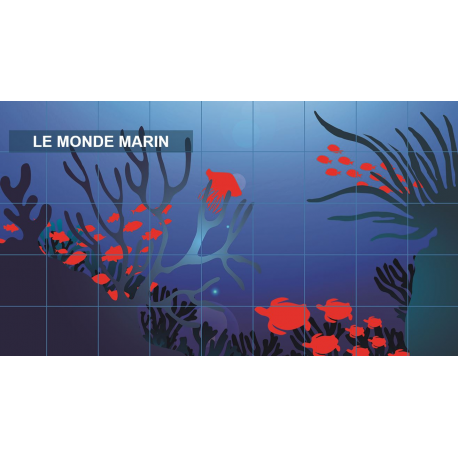Beebot / Bluebot Tapis Le Monde Marin