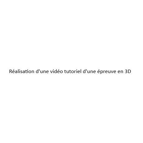 Réalisation d'une vidéo tutoriel d'une épreuve en 3D