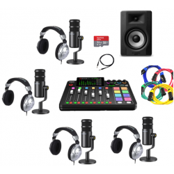 WebRadio Rodecaster Pro 2 Classique avec microphones de table