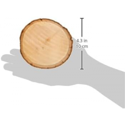 Lot de 3 rondins de bois 10-12cm
