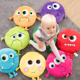 Coussins Monster Emotions 8pk