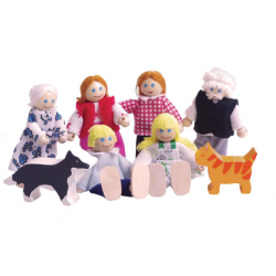 Figurines pour maison de poupée