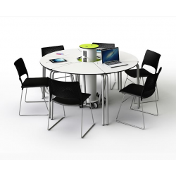 Table pour étudiant 180° mobile et pliable en bois compact  Zioxi