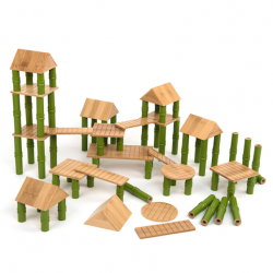 Blocs de construction en bambou