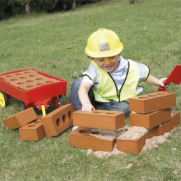 Kit de construction de chantier pour petit ouvrier affairé