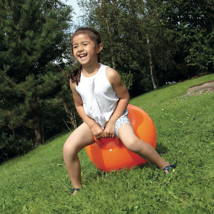 Ballon sauteur arc en ciel mutlicolore enfant 50 cm pour jeux
