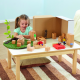 Ensemble pour maison de poupées en bois pour tout-petits